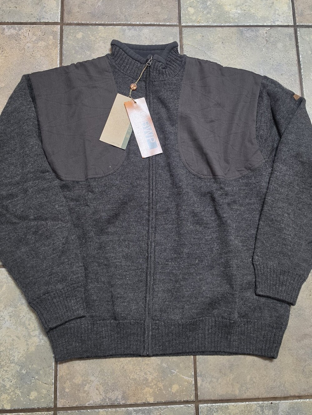 Beretta Honor Windstop Full Zip Shooting Sweater Jacket 100% Wool Men’s 3XL NWT